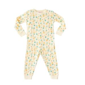Pineapple Sunshine Pima Cotton Pineapple Print Pajama Set